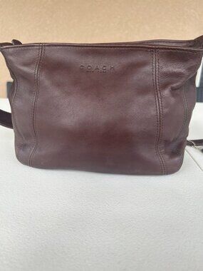 Vintage Coach Brown Leather Shoulder Bag 4186 USA Classic Purse Tote Crossbody